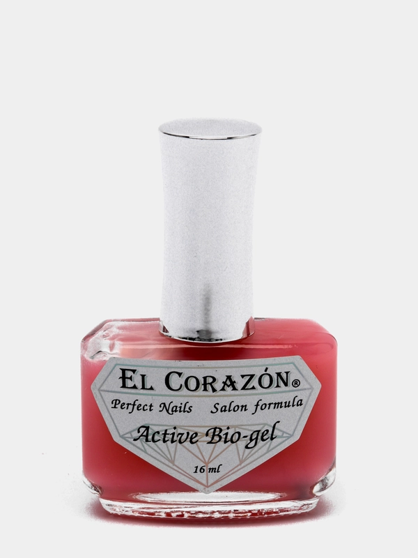 Лечебный лак АКТИВНЫЙ Био-гель для ногтей Эль Коразон №423 EL CORAZON Active Bio-gel 16 мл
