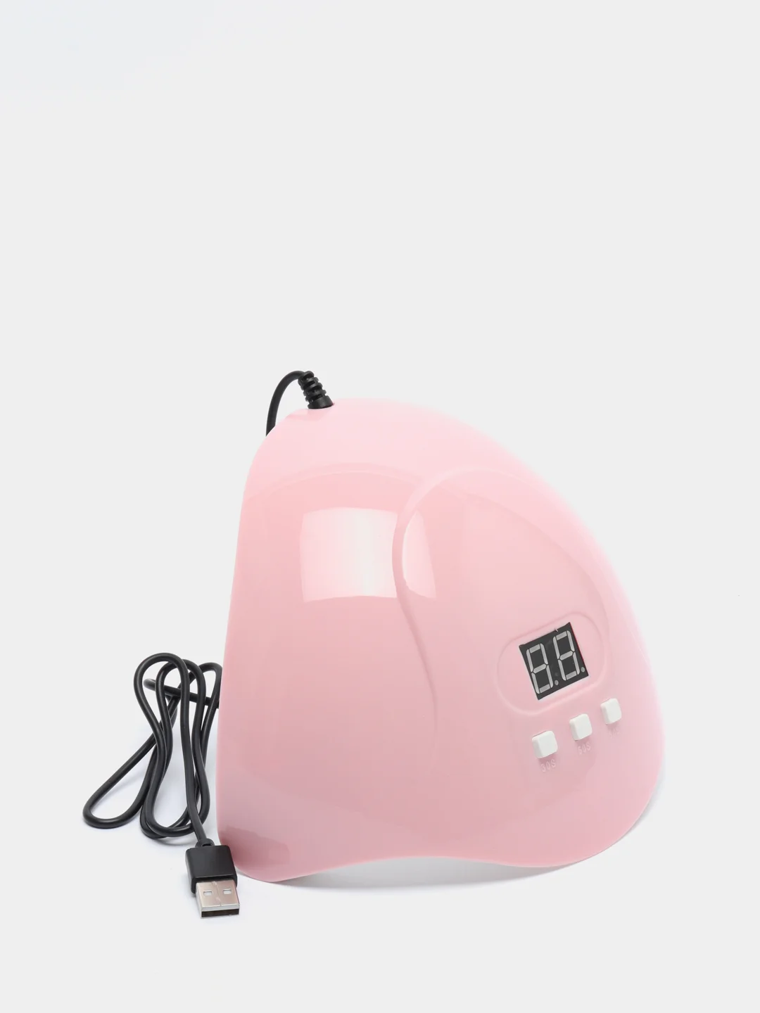 Розовый лампа для сушки гель лака, ногтей, маникюра X3, 18 ламп LED