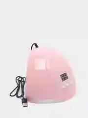 Розовый лампа для сушки гель лака, ногтей, маникюра X3, 18 ламп LED