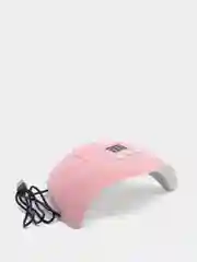Розовый лампа для сушки гель лака, ногтей, маникюра X3, 18 ламп LED