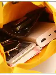 Светло-оранжевый сумка шоппер с принтом Кактус