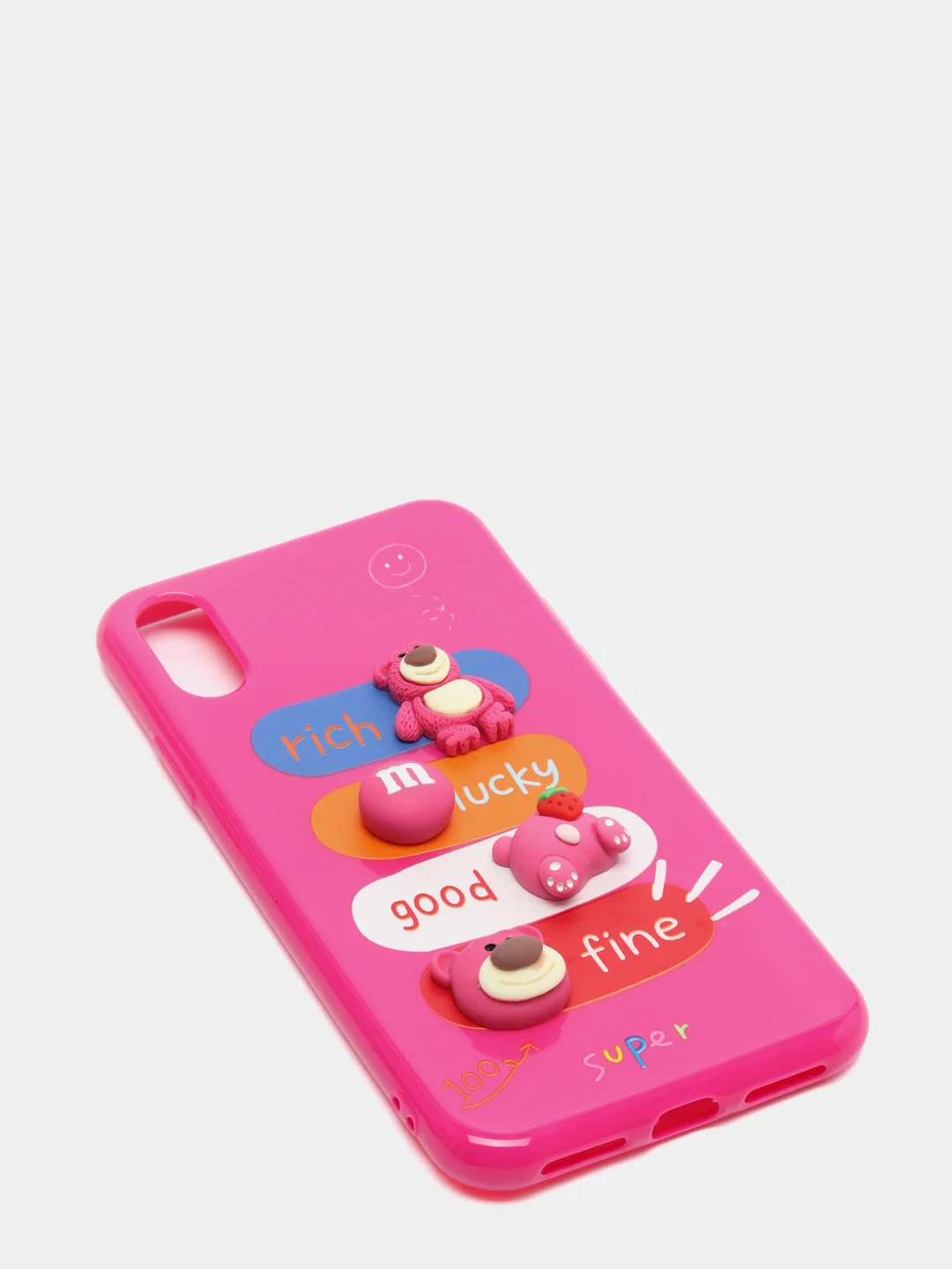 Розовый чехол на iPhone
