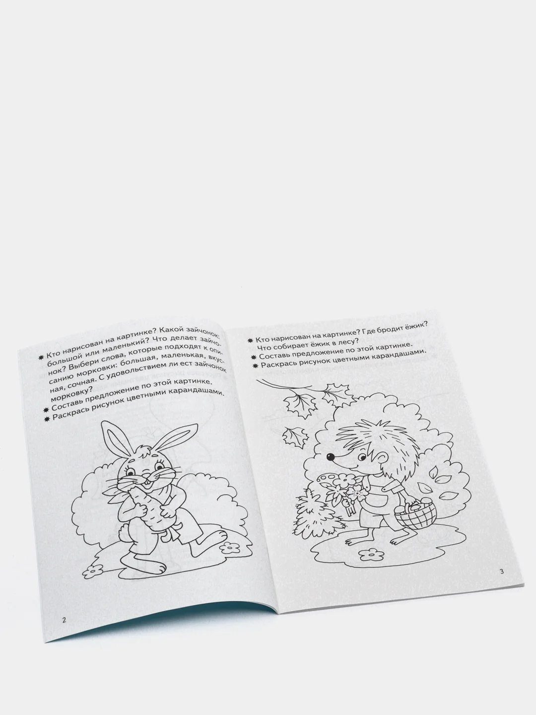 Рабочая тетрадь для детей 3-4 лет "Развиваем связную речь", Бортникова Е
