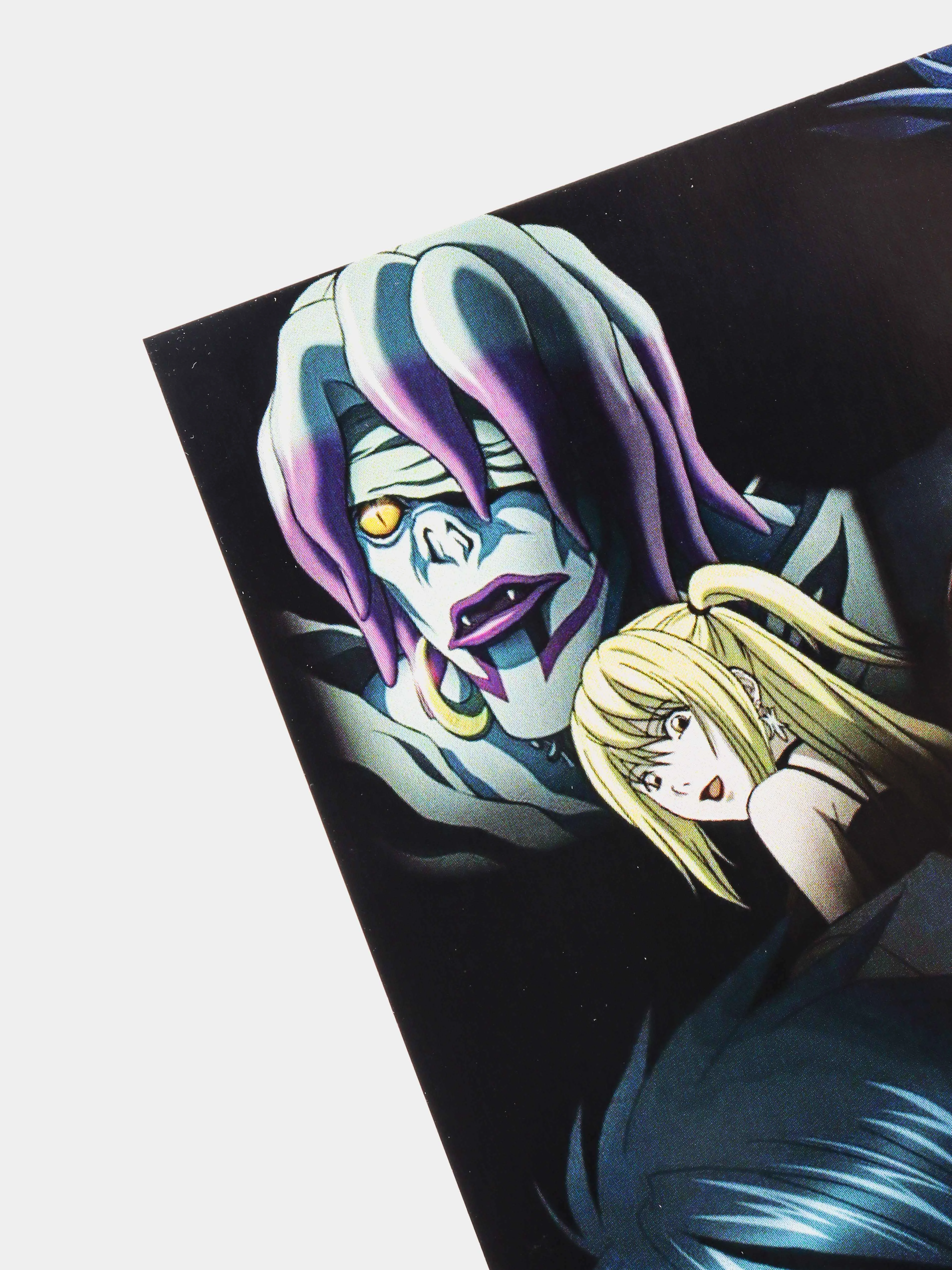 Открытка по мотивам аниме "Тетрадь смерти" (Death note)