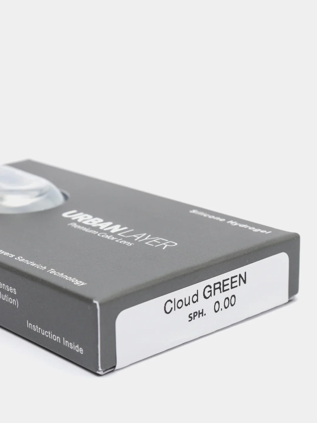Цветные линзы зеленые Cloud Green