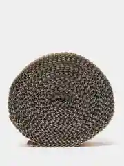 Золотой сетка стразовая