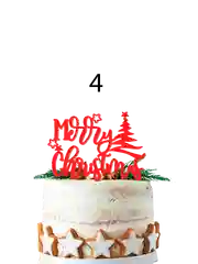 Топпер на торт "Merry Christmas"
