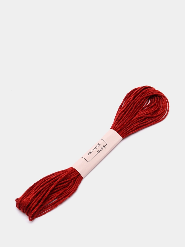 Нитки мулине, 8 +- 1 м, цвет марсала №3777