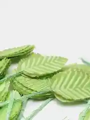 Лайм листья искусственные на проволоке
