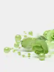 Зеленый бусины с розами на нитке для рукоделия