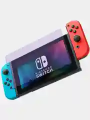 Стекло для Nintendo Switch защитное КАРТОФАН прозрачное с глянцевым олеофобным покрытием