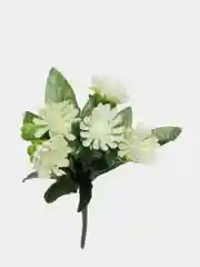 Белый хризантемы, пластиковый букет