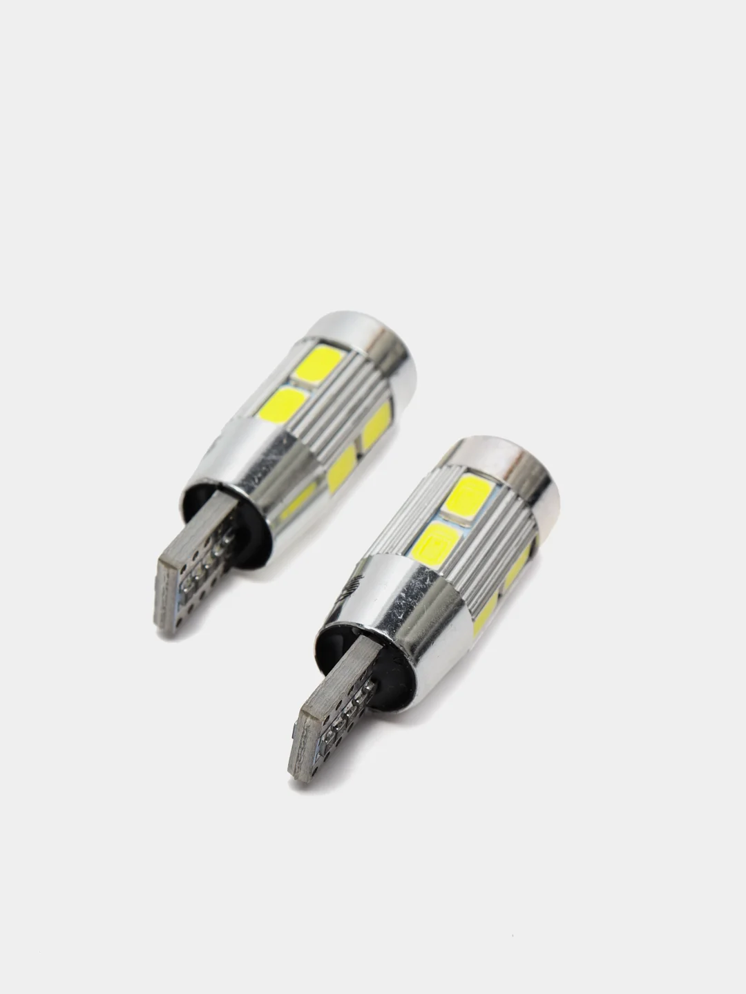 Лампа светодиодная, белая, Т10, (2.1x9.5D) CANBUS 8SMD 5630, 2 шт,