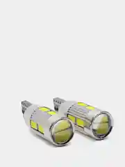 Лампа светодиодная, белая, Т10, (2.1x9.5D) CANBUS 8SMD 5630, 2 шт,