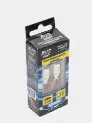 Лампа светодиодная, белая, Т10, (2.1x9.5D) CANBUS 8SMD 5630, 2 шт,