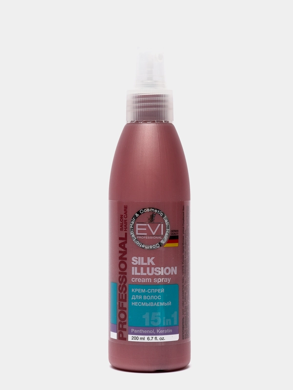 EVI professional Крем-спрей для волос SILK ILLUSION несмываемый 15 в 1, 200 мл