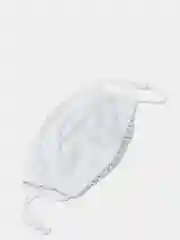 Белый маски для лица со стразами