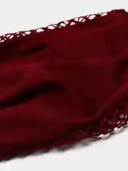 Багровый маски для лица со стразами