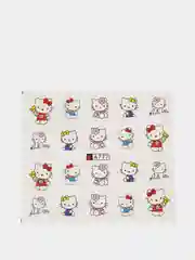 Алый слайдер-дизайн для ногтей, водные наклейки "Hello Kitty", 12 видов