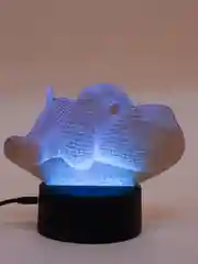 Белый светодиодный 3D ночник