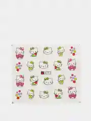 Манго слайдер-дизайн для ногтей, водные наклейки "Hello Kitty", 12 видов