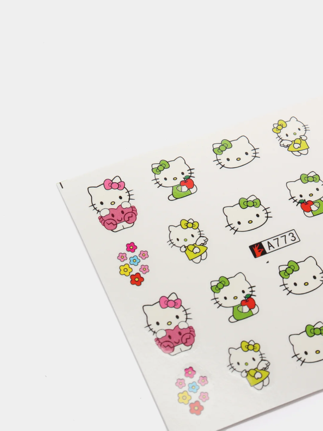 Манго слайдер-дизайн для ногтей, водные наклейки "Hello Kitty", 12 видов
