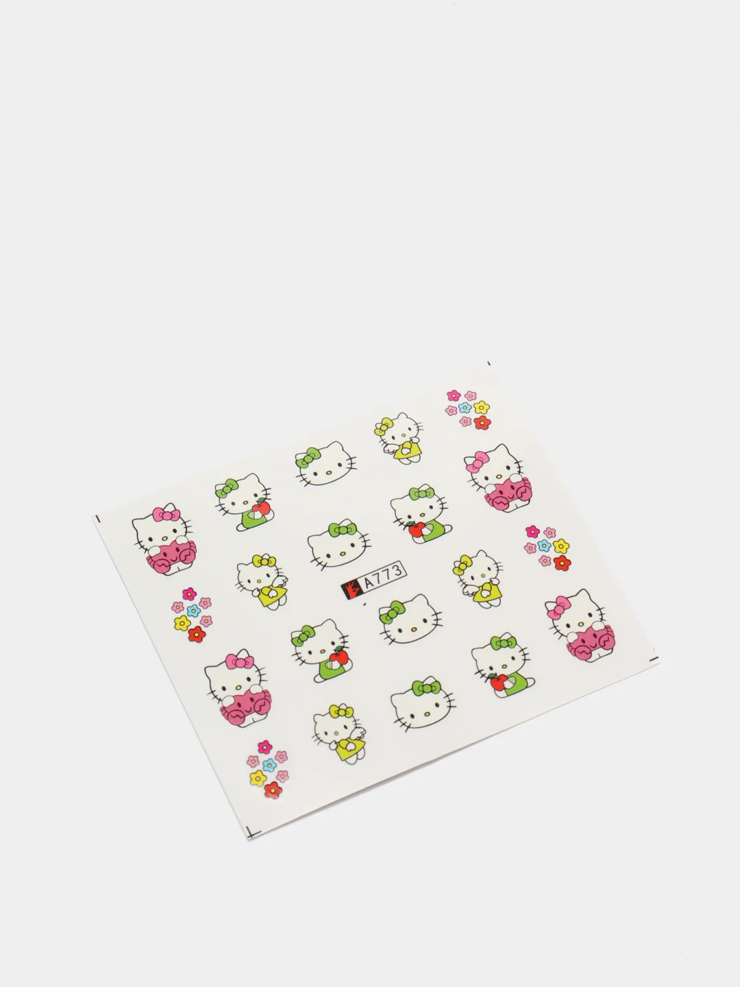 Манго слайдер-дизайн для ногтей, водные наклейки "Hello Kitty", 12 видов