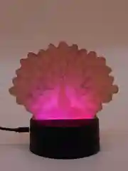 Небесно-голубой светодиодный 3D ночник