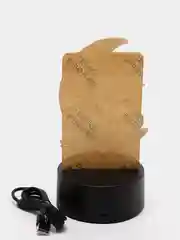 Черный светодиодный 3D ночник