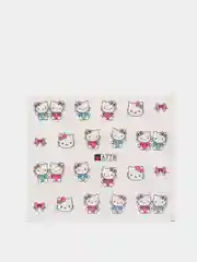 Золотой слайдер-дизайн для ногтей, водные наклейки "Hello Kitty", 12 видов