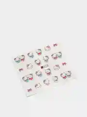 Золотой слайдер-дизайн для ногтей, водные наклейки "Hello Kitty", 12 видов
