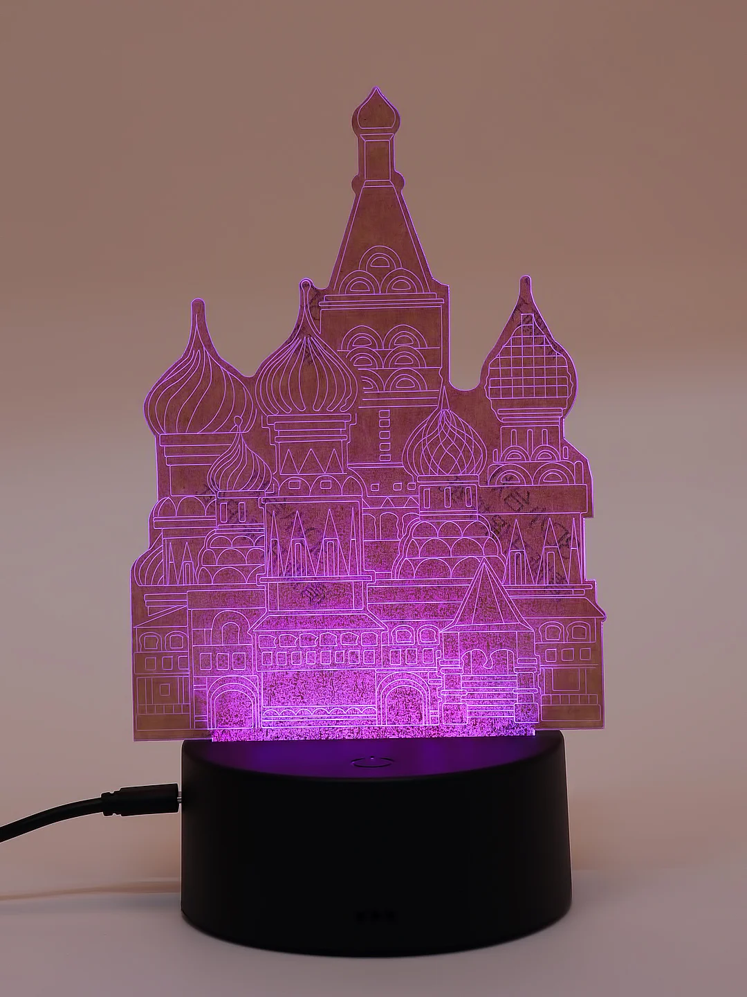 Ледяной светодиодный 3D ночник