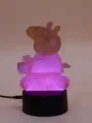 Бежевый светодиодный 3D ночник