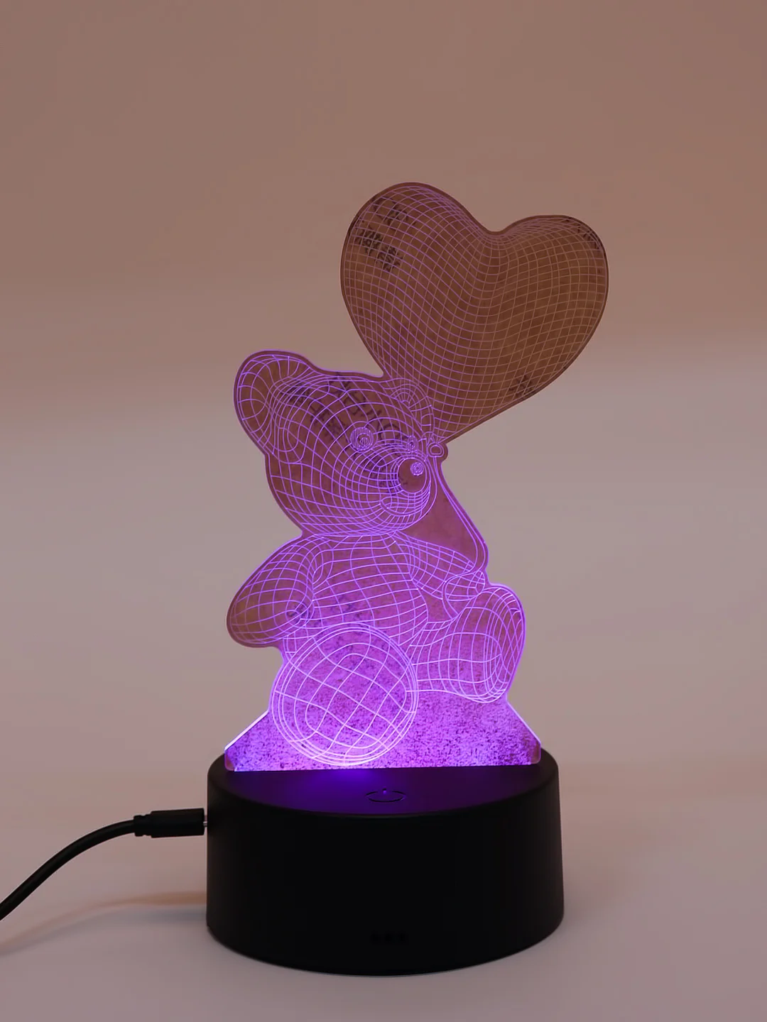 Бронзовый светодиодный 3D ночник