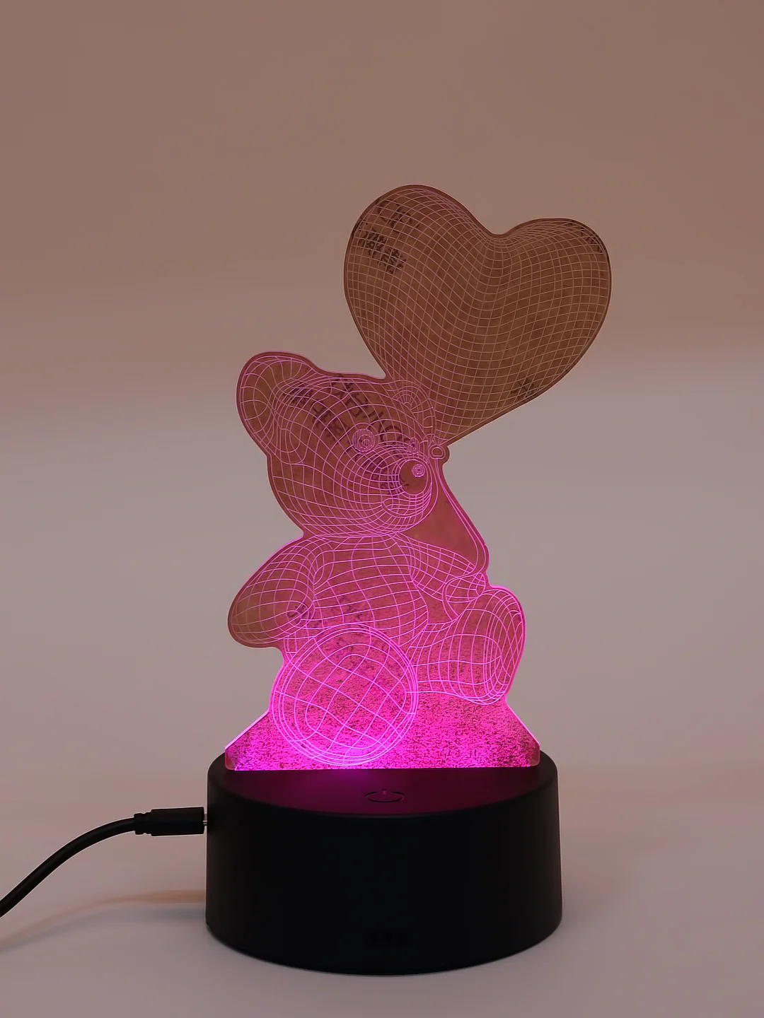 Бронзовый светодиодный 3D ночник