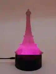 Золотой светодиодный 3D ночник