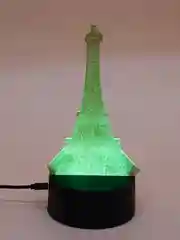 Золотой светодиодный 3D ночник