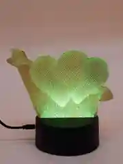 Серебряный светодиодный 3D ночник