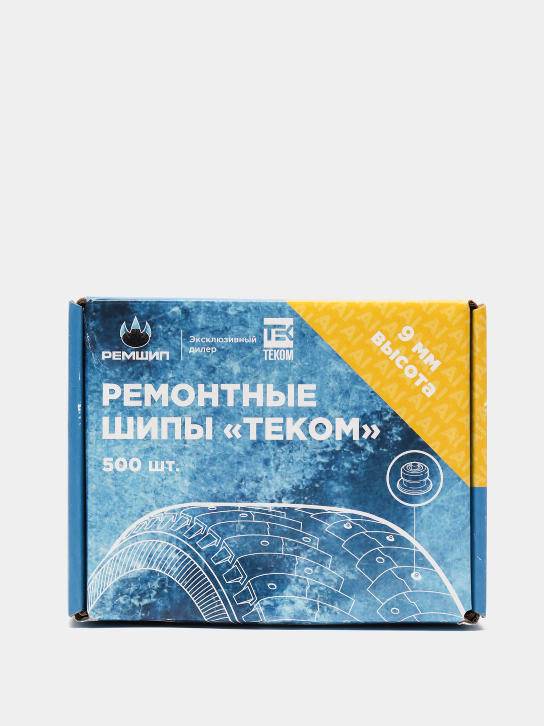 500 шт. Шипы ремонтные 9 мм для зимних шин Теком. 12-9-2ТРA купить по цене  2750 ₽ в интернет-магазине KazanExpress