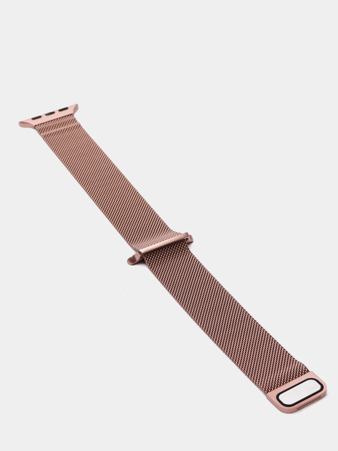 Розовый ремешок для смарт-часов Apple Watch Миланская петля, 42-44, металлический