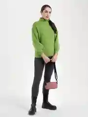 Розовый сумка через плечо, женская кожаная