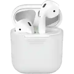 Белый чехол для наушников Apple AirPods