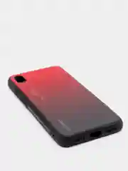 Красный градиентный чехол из закалённого стекла для Xiaomi Redmi 7A,8A,6A,8,Note 8,7,8T,10,K20,9T