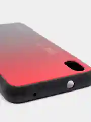 Красный градиентный чехол из закалённого стекла для Xiaomi Redmi 7A,8A,6A,8,Note 8,7,8T,10,K20,9T