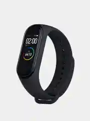 Белый силиконовый ремешок для фитнес браслета Mi Band 5. Универсальный браслет