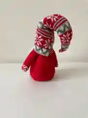 Белый новогодний гномик, гном tomte, гном nisse