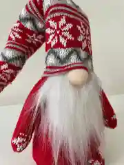 Белый новогодний гномик, гном tomte, гном nisse