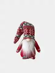 Белый новогодний гномик, гном tomte, гном nisse