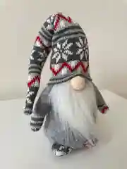 Белый новогодний гномик, гном tomte, гном nisse