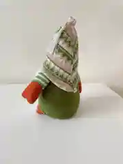 Бежевый новогодний гномик,  гном tomte, гном nisse